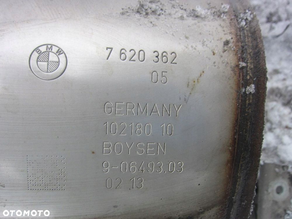 BMW 3 F30 F36 328i N20 N26 WYDECH TŁUMIK KOŃCOWY KATALIZATOR 18307621868 - 8