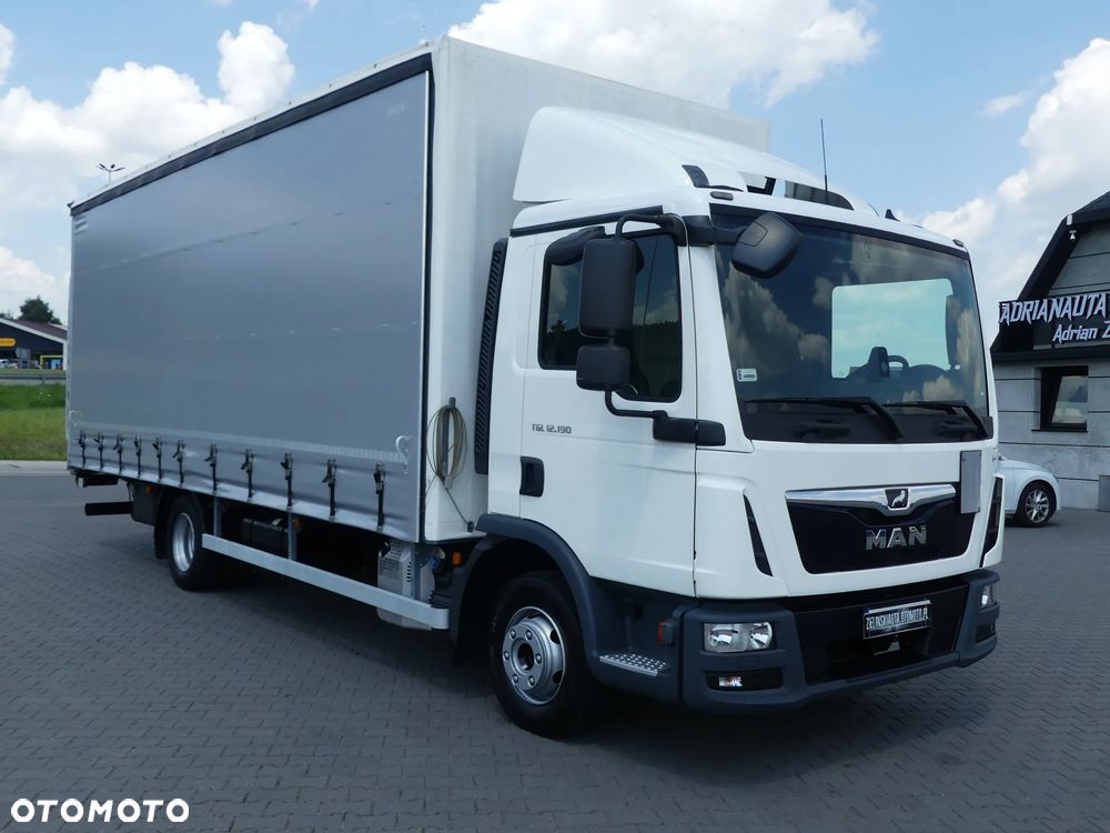 MAN TGL 12.190 / FIRANKA + WINDA / PRZEBIEG 120 TYS KM ! / KLIMA / - 13