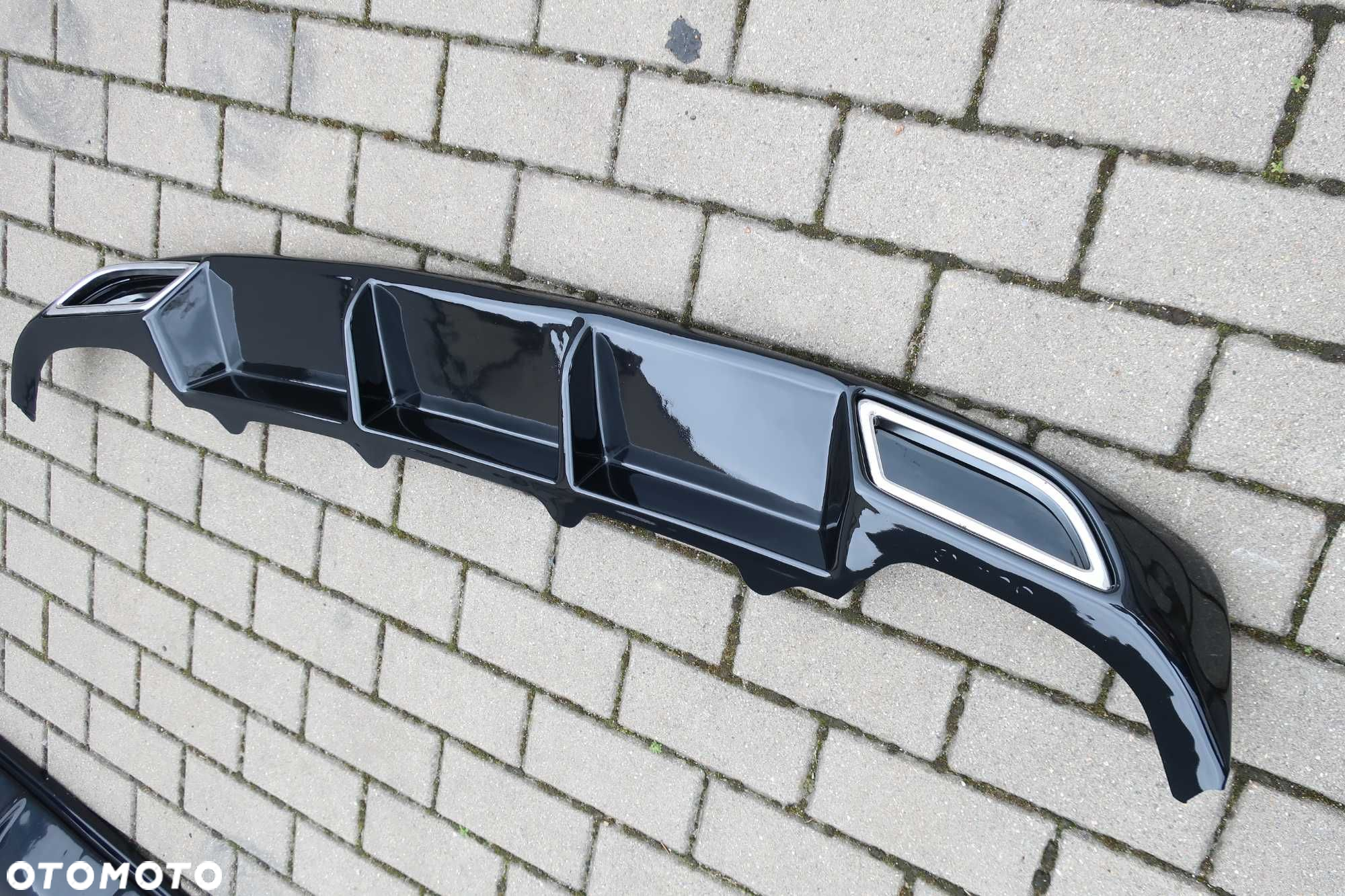 skoda octavia 3 13-17 splitter dokładka tylna zderzaka spojler - 3