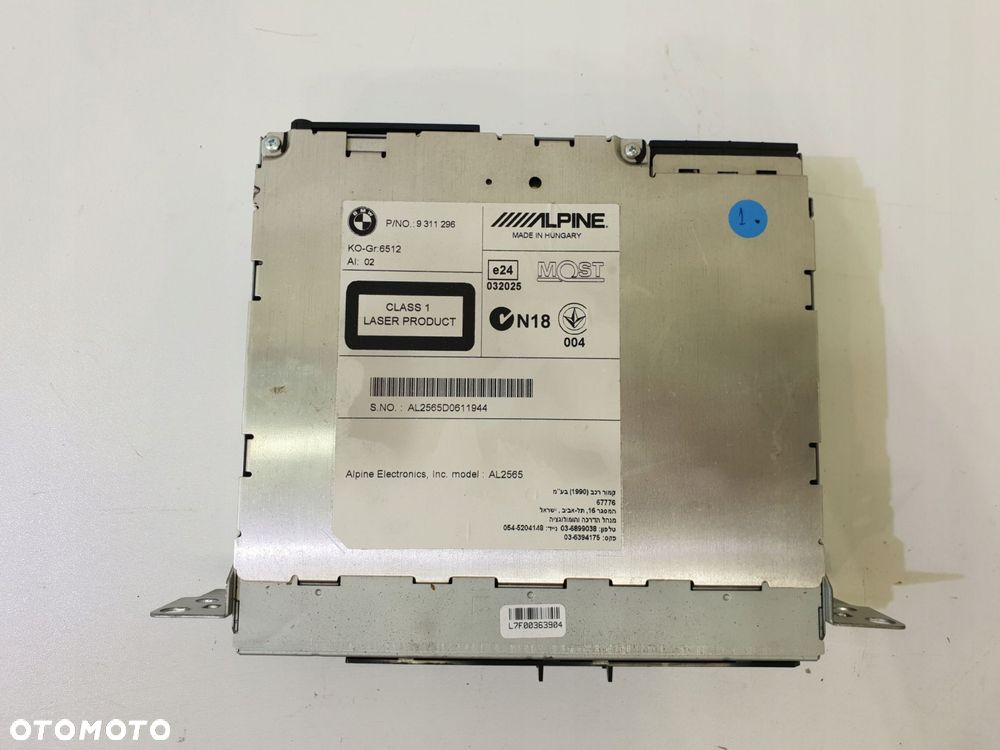 BMW F20 F30 F31 F34 F36 NAWIGACJA RADIO CD 9311296 - 2