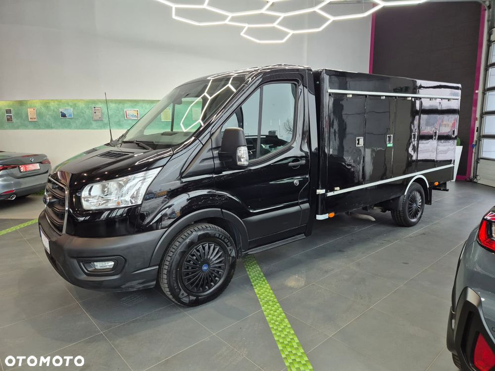 Ford Transit 350 2.0 TDCi / CHŁODNIA / MROŻNIA / IDEALNA DO MROŻONEK / BOCZNE KOMORY / ZASILANIE ZEWNĘTRZNE / GRUBE ŚCIANKI / SERWISOWANY / MODEL 2020 / EURO 6 / UNIKATOWY - 10