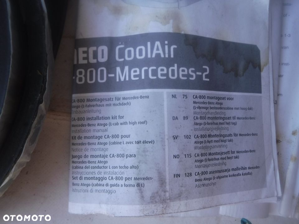 waeco coolair ca 800 mercedes atego ca-ek-mb2 obudowa mocowanie - 3