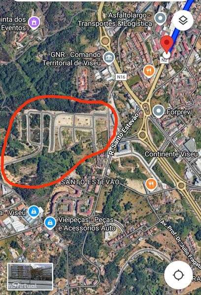 Lote para construção, em Abraveses - Grande imagem: 2/12