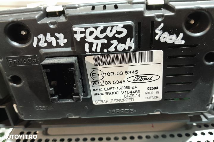 Radio cd F1BT-18C815-GE EM5T-18B955-BA F1BT-18C815-GE EM5T-18B955-BA - 6