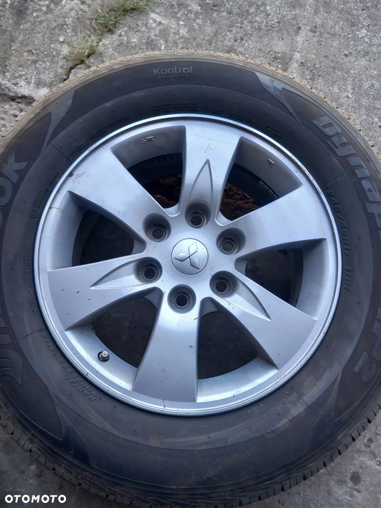 KOŁA FELGI OPONY 17 ALUMINIOWE KOMPLET MITSUBISHI L200 17X7J ET38 6X139,7 - 7