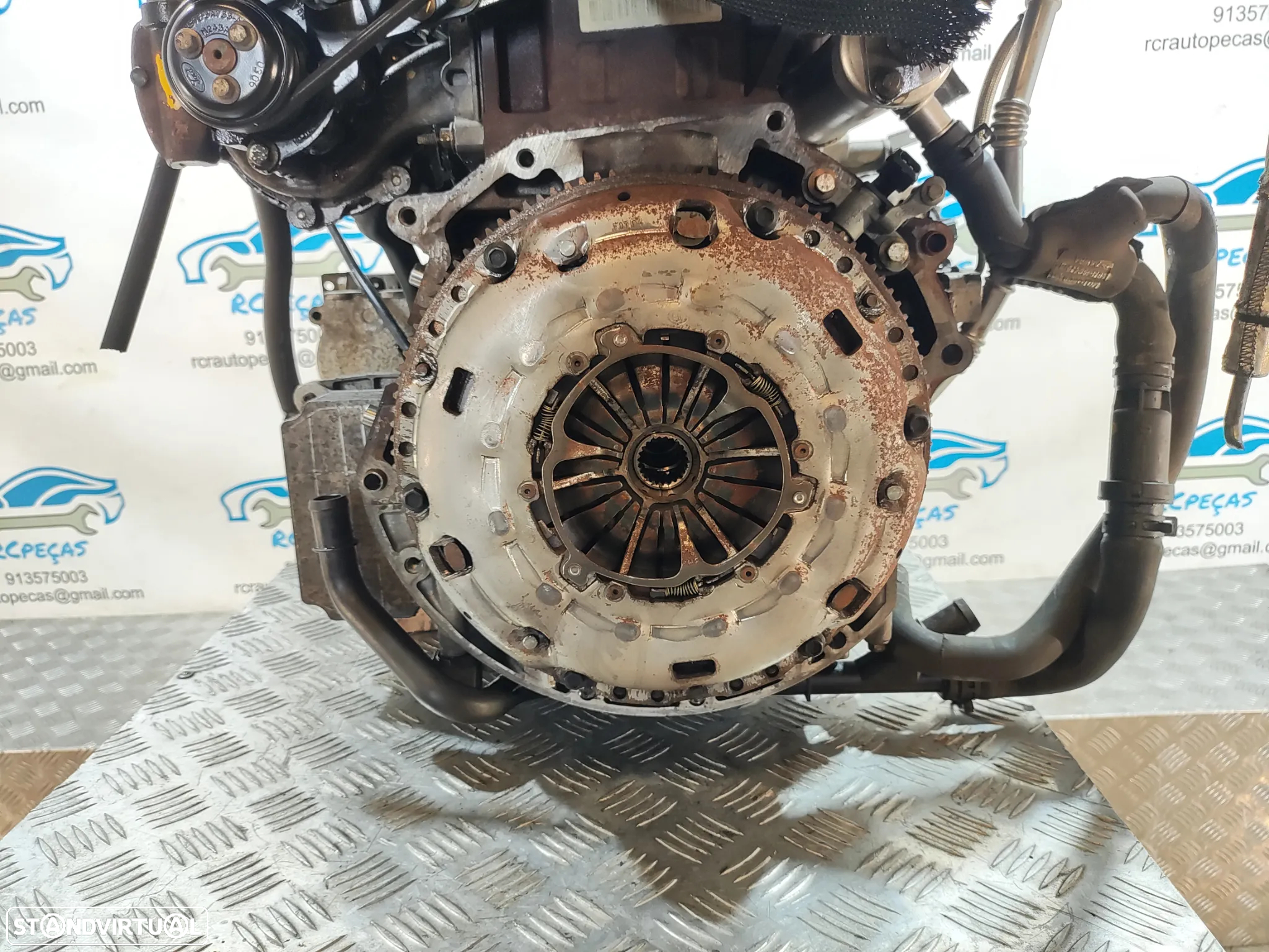 MOTOR COMPLETO 2.2 TDCI 16V 155CV QJBB FORD MONDEO III 3 MK3 TRANSIT SMAX S-MAX MOTOR ARRANQUE BIMASSA ALTERNADOR COMPRESSOR AR CONDICIONADO BOMBA DIRECAO DIREÇÃO TURBO INJETOR INJETORES - 7