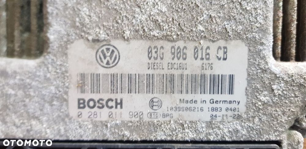 VW GOLF V 1.9 TDI ZESTAW STARTOWY 03G906016CB - 3
