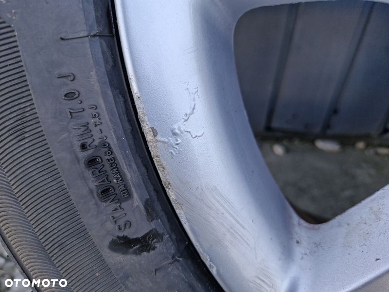 NISSAN QASHQAI 2 II J11 FELGI ALUMINIOWE ALUFELGI 17 7J 5x114.3 ET47 SP39 BA61A - 8