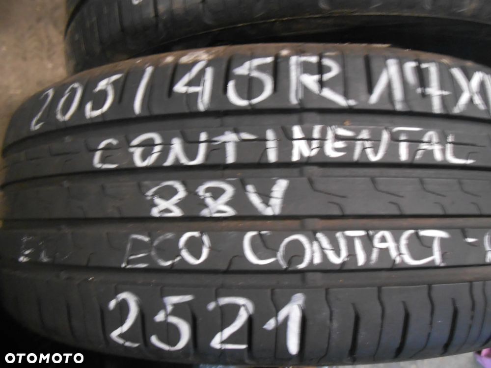 OPONY 205/45R17 CONTINENTAL ECO CONTACT 6 XL DOT 2521 7.1MM - 4