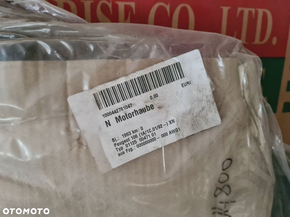 maska pokrywa silnika peugeot 106 - 2
