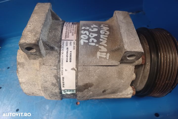 Compresor AC 1135320 071612118 Renault Laguna 2 [facelift] [2005 - 20 - 11