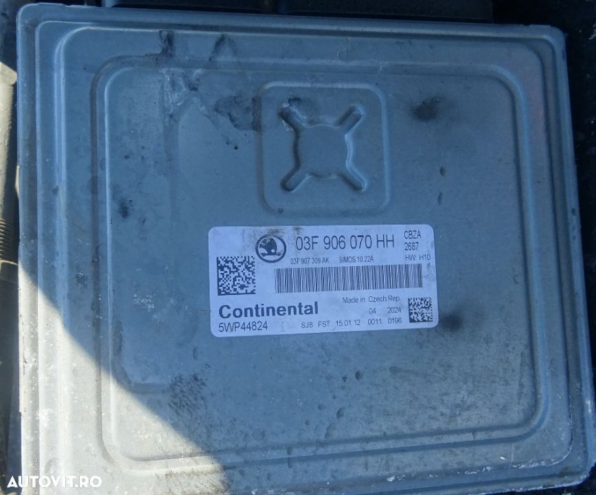 Calculator motor Skoda Fabia 2 1.2 TSI CBZ 105 CP din 2012 - 1