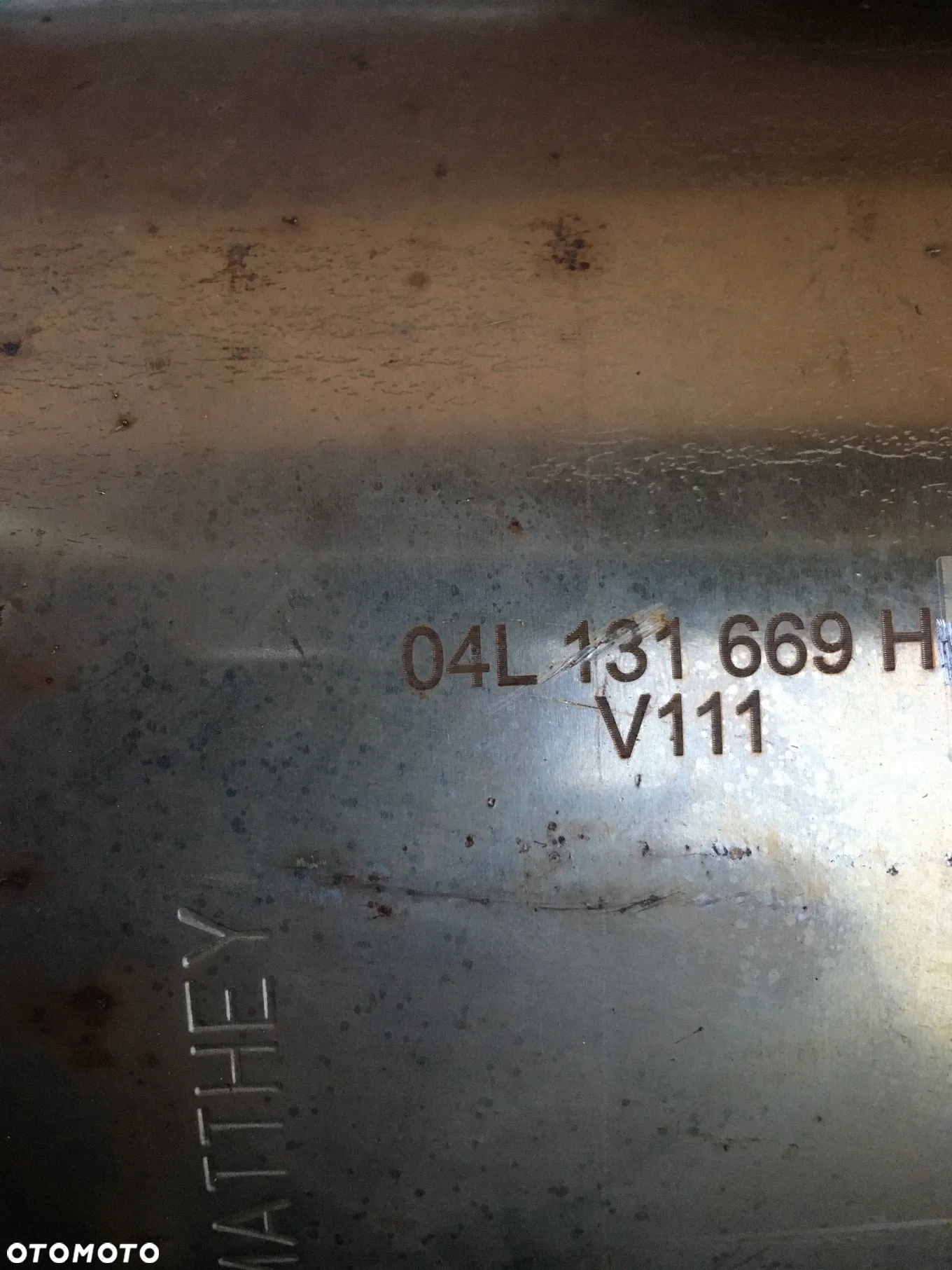 Audi Q5 8R Lift Filtr Cząstek Stałych DPF FAP Sonda 04L131669H 04L131765BP - 2