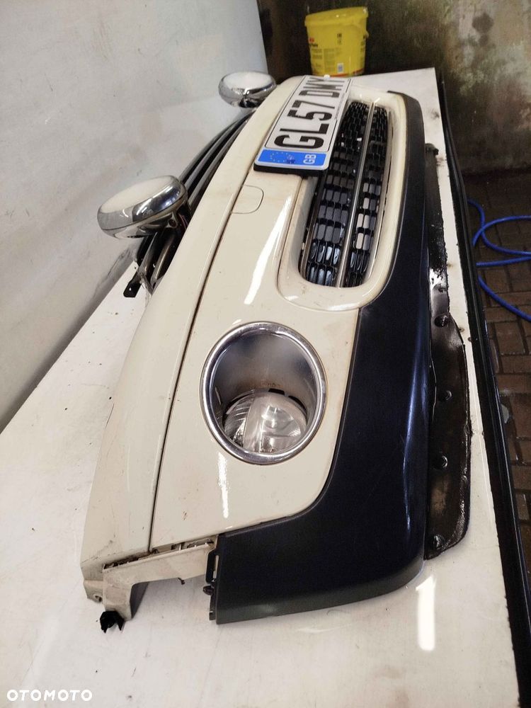 + ZDERZAK PRZÓD PRZEDNI MINI COOPER R55 R56 PEPPER WHITE BIAŁY HALOGENY - 2