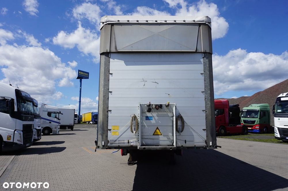 Schmitz Cargobull VARIOS 385/55 R 22,5 BDE ROZSUWANE SŁUPKI TYŁ * 2016 * - 2