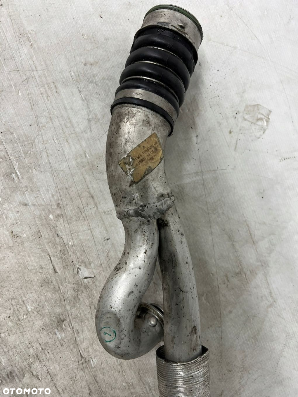 BMW e90 e92 E91 335i n54b30a N54 7556552 przewód rura intercoolera - 2
