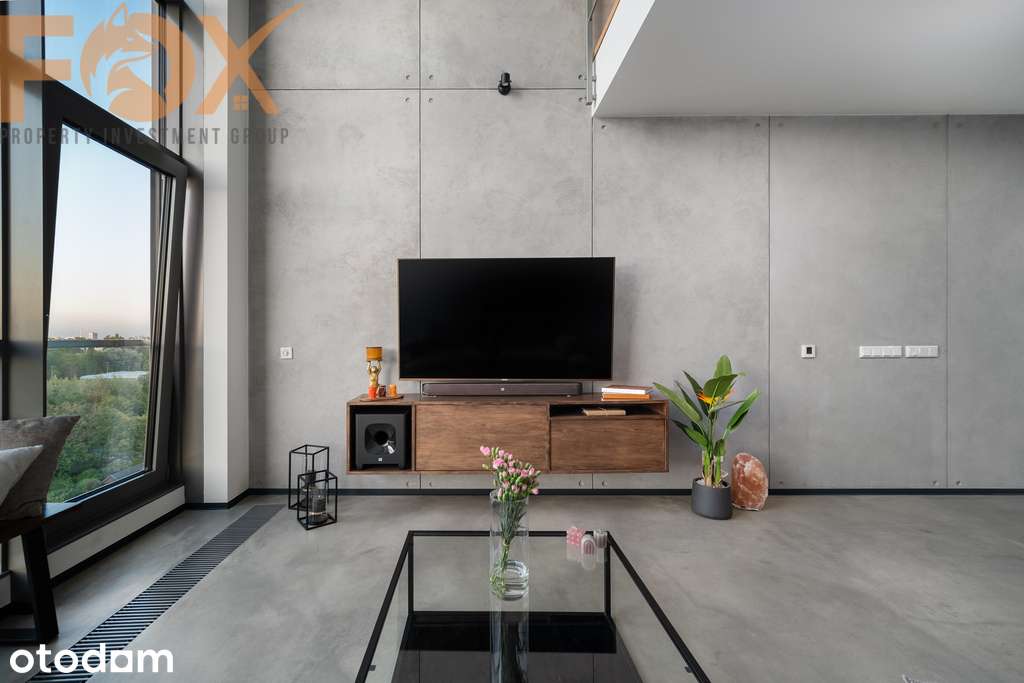 Stylowy 3 pok.loft/Qubik -Woronicza z widokiem