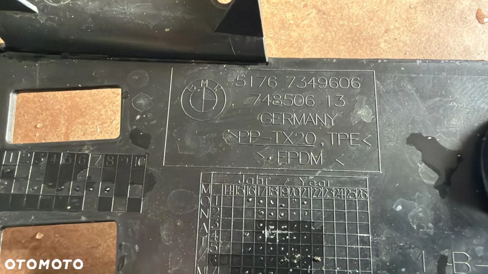 OSŁONA NAKŁADKA USZCZELKA BŁOTNIKA PRZÓD PRAWA BMW 5 G30 G31 7349606 - 3