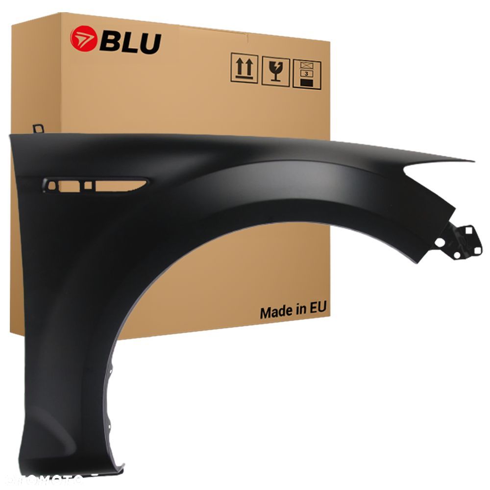 BLU Błotnik FORD MONDEO MK4 IV JAYC prawy czarny 2007-2010 przód Panther Black - 1