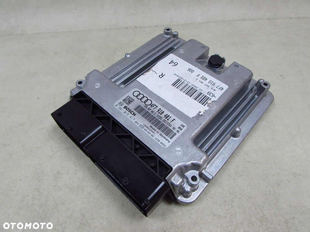 AUDI A6 C6 2.7 TDI 04-11 KOMPUTER STEROWNIK SILNIKA 0281015417 4F7910401F - 1