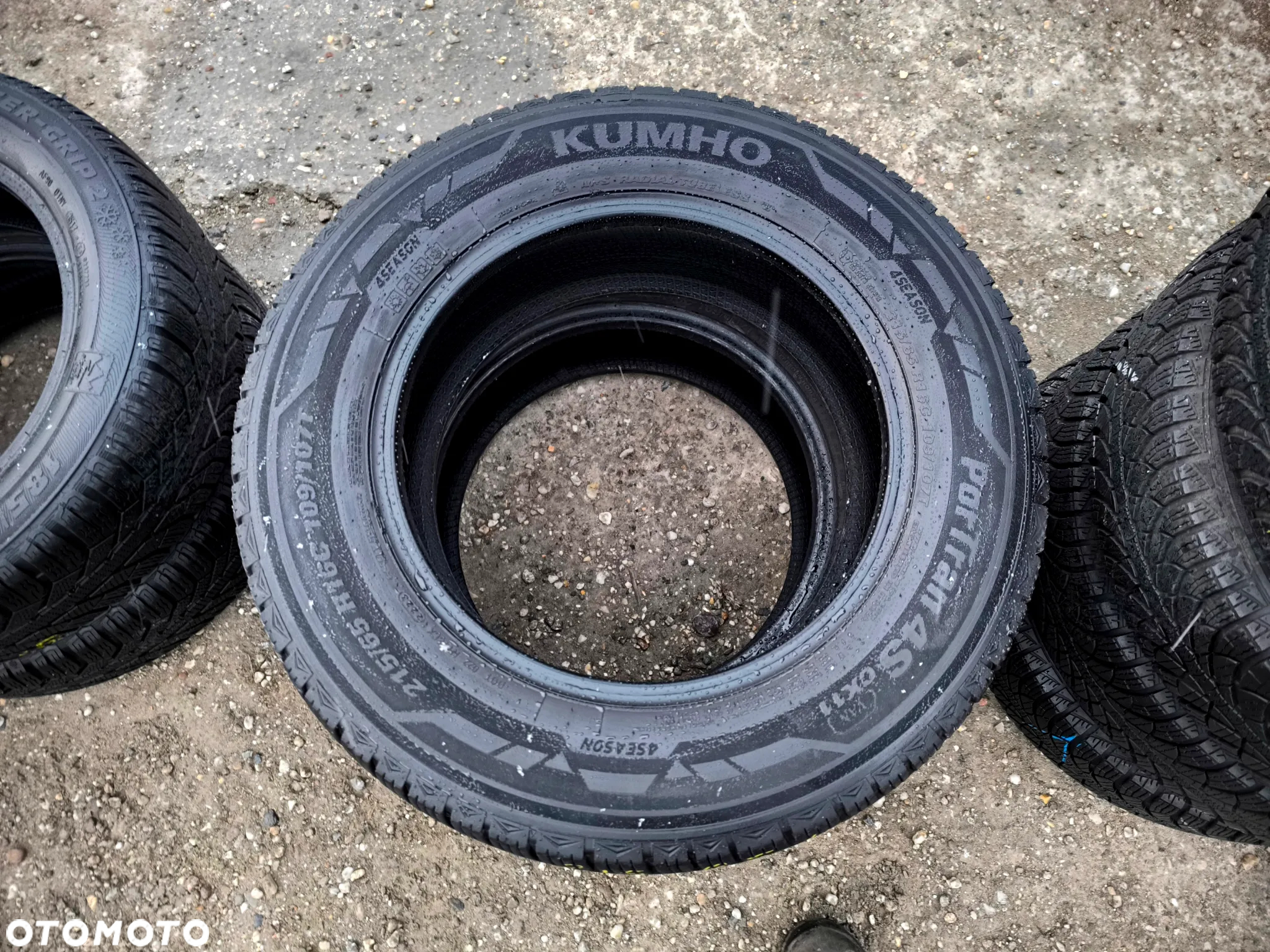 215/65R16C Opony Całoroczne Wielosezonowe KUMHO ProTran 4S CX11 VAN 6,5mm Legnica ALU-RAD 23r. 215/65 - 5