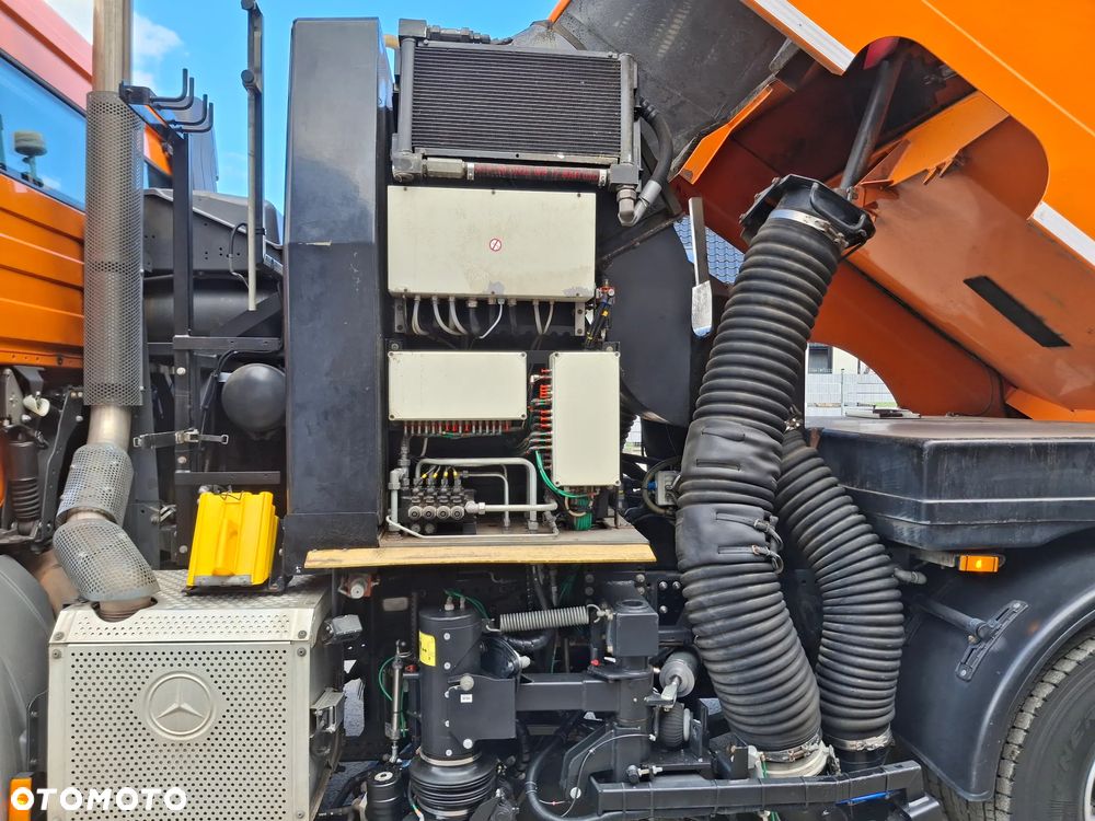 Mercedes-Benz Actros 1932 Zamiatarka FAUN Szczotki L/R Odchwaszczarka Szczotki Przednie 2014r PM10 Rura Do Liści Dodatkowy Zbiornik Wody Hydrostat Pneumatyka 3237 MTH - 13