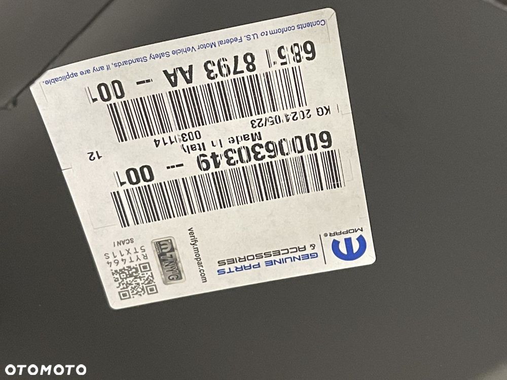 FABRYCZNIE NOWY PRAWY ORYGINALNY PRZEDNI BŁOTNIK FIAT GRANDE PUNTO  EVO 05-18 PRAWY PRZÓD - 9