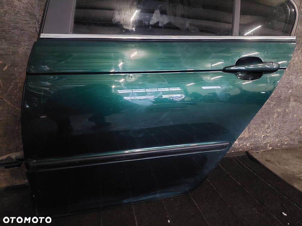 DRZWI KOMPLETNE LEWY TYŁ BMW E46 SEDAN 386/6 FARNGRUEN METALLIC - 2