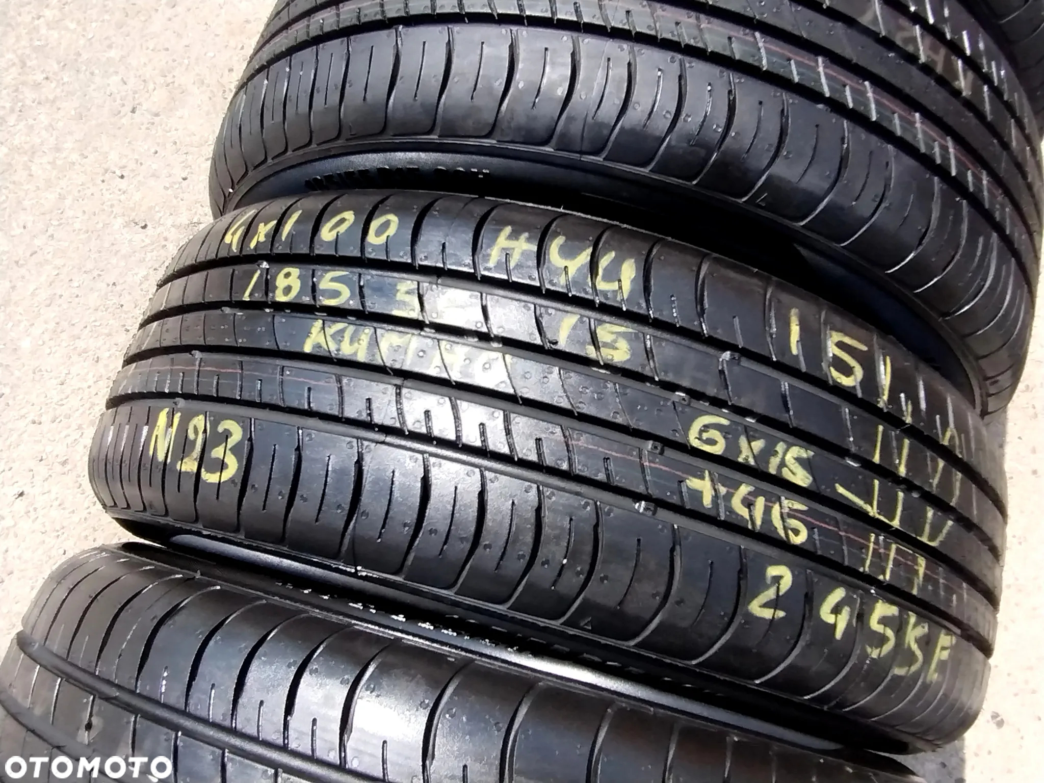 4x100 Felgi Aluminiowe Alufelgi 15 Koła Letnie Lato HYUNDAI ACCENT GETZ I10 KIA RIO PICANTO X CROSS Legnica ALU-RAD 185/55 23r. J.NOWE - 27