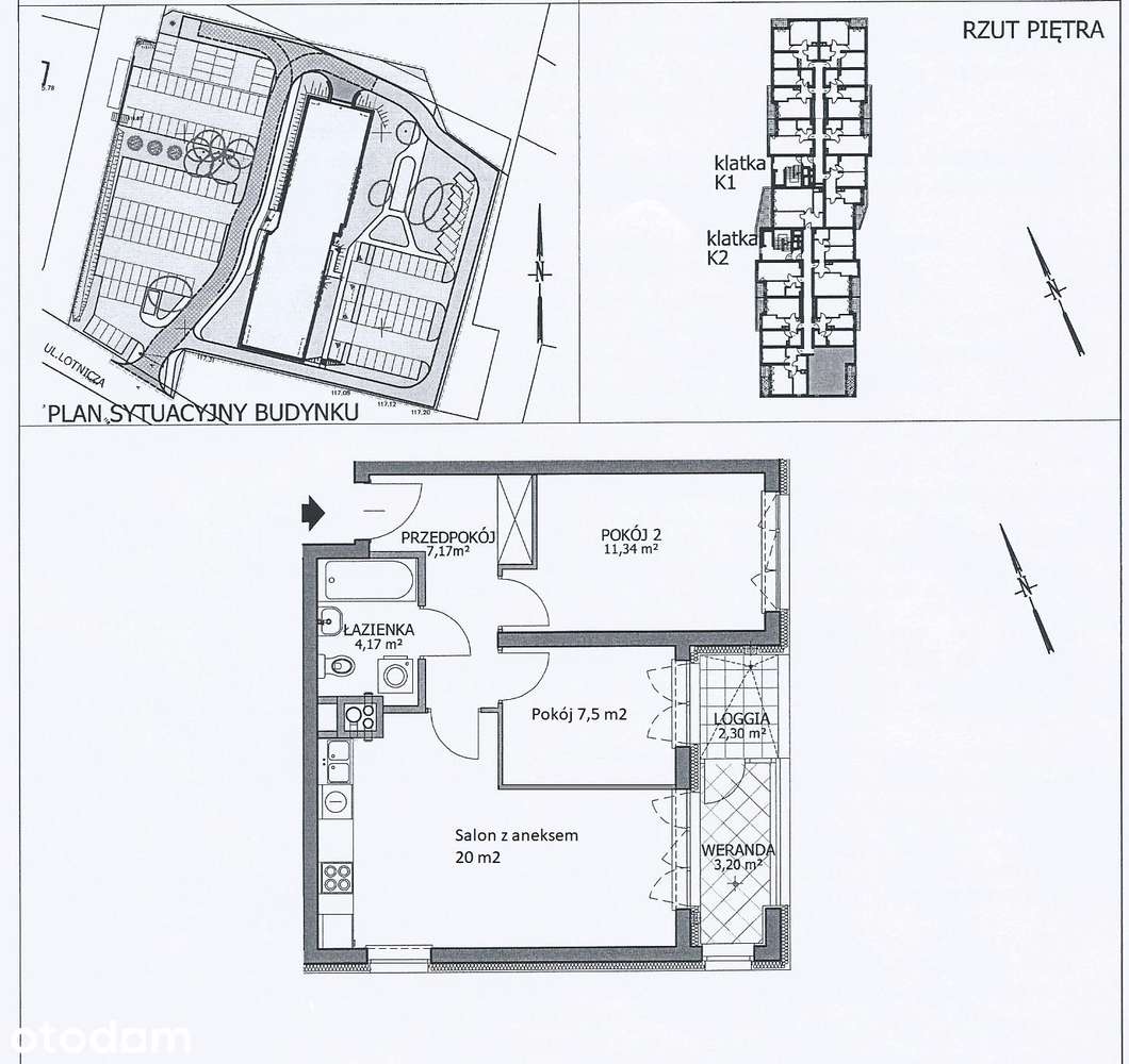 Mieszkanie 3 pok. | balkon | klimatyzacja | 50 m2 | Lotnicza |od zaraz