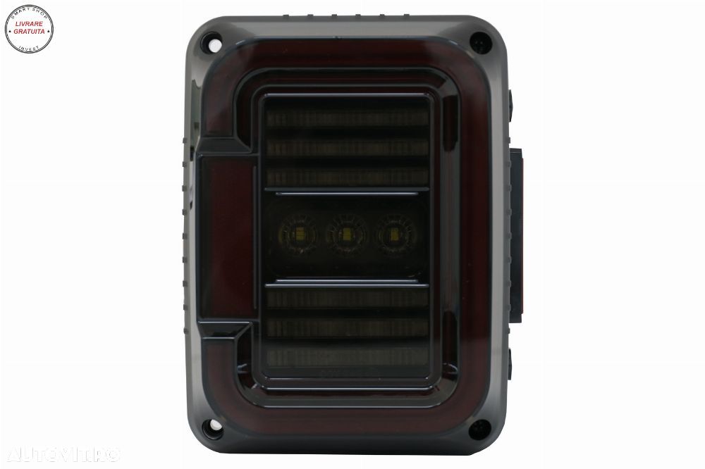 Stopuri Full LED JEEP Wrangler JK (2007-2017) Fumuriu- livrare gratuita - 3