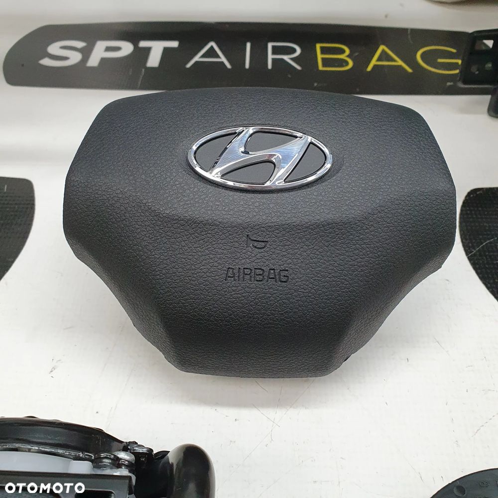 HYUNDAI KONA 1 I DESKA ROZDZIELCZA KONSOLA KOKPIT PULPIT PODUSZKI AIRBAG AIR BAG PASY KIT SET - 5