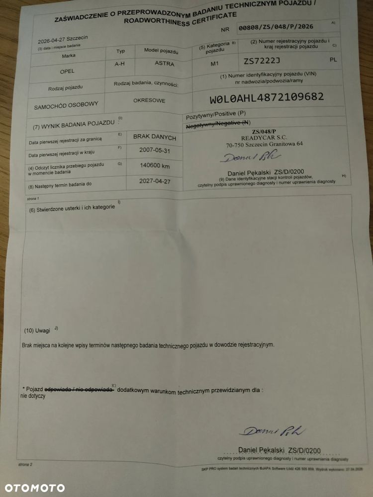 Opel Astra 1.4 111 - 16
