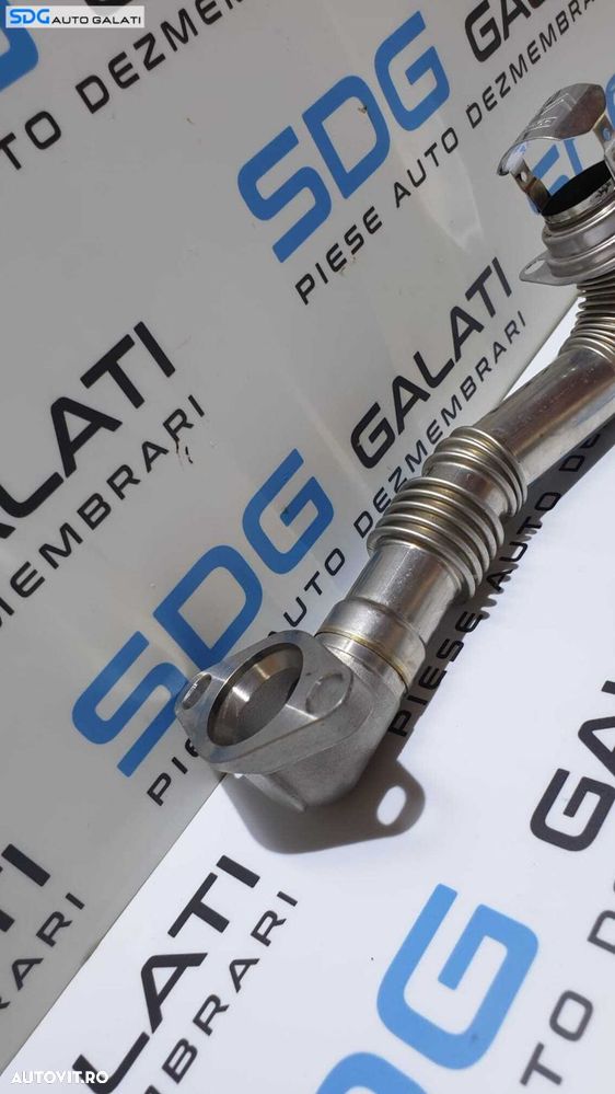 Teava Conducta Racitor Gaze EGR Citroen C3 2 1.6 HDI 2009 - 2016 Cod 9803250080 - 5