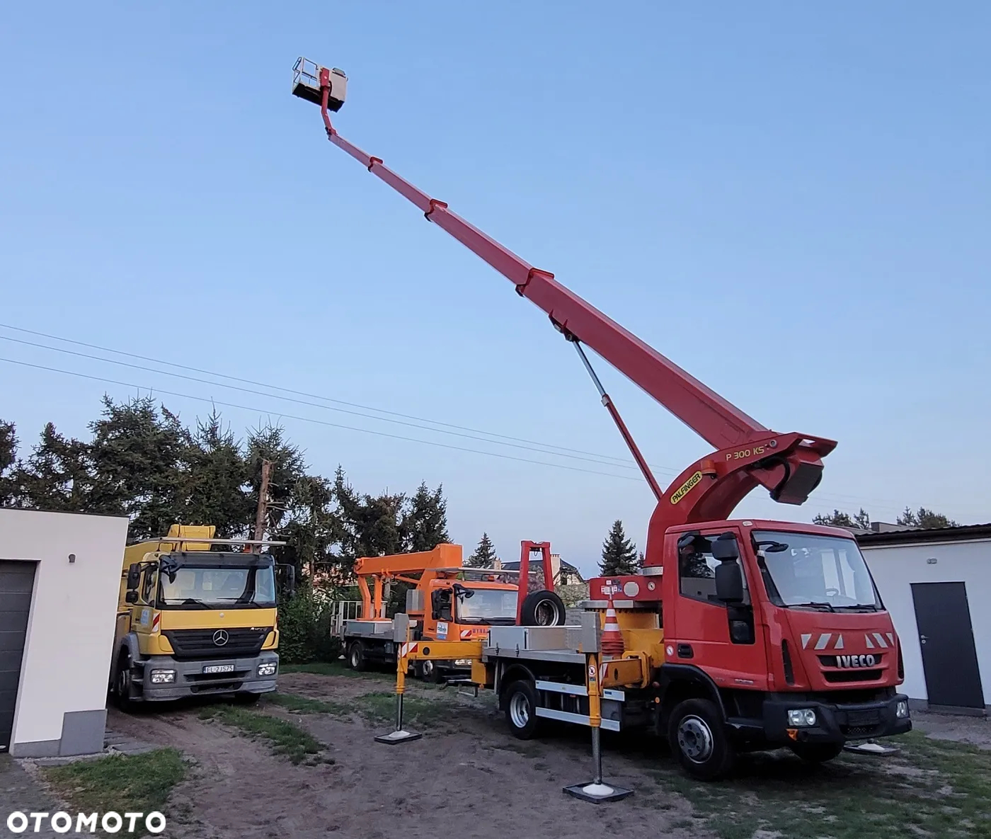 Iveco podnośnik koszowy 30 m Palfinger P300 KS Wumag WT zwyżka Ruthmann Bison TKA - 10