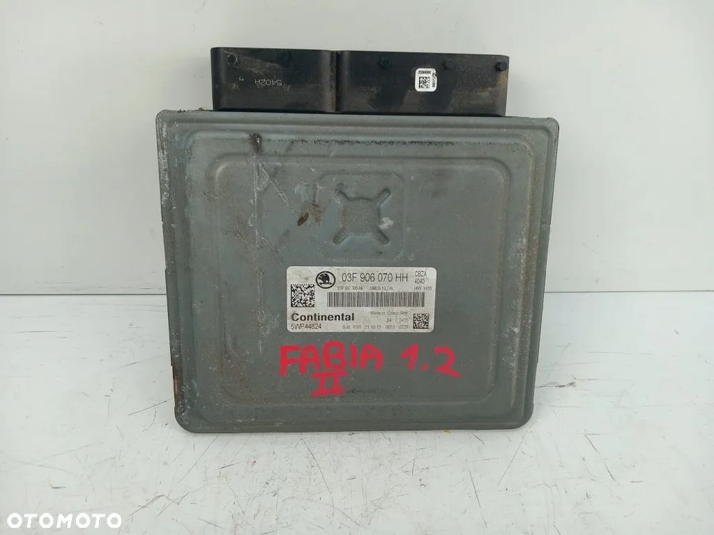 Sterownik Silnika Komputer Skoda Fabia II 1.2 TSI 2013r 03F906070HH - 1