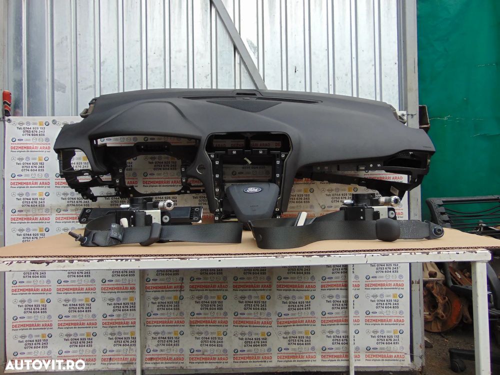 Plansa bord Ford Mondeo Mk5 an 2014-2022 airbag sofer pasager genunchi centuri fata stanga dreapta modul airbag-uri - 4