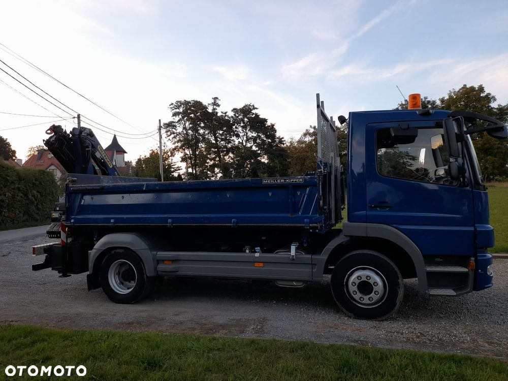 Mercedes-Benz ATEGO 1223K 6 - cylindrów!!  FABRYCZNA WYWROTKA MAILLER Kiper + HDS Dzwig żuraw Palfinger 5+6 funkcja, DODATKOWE zasilanie hydrauliczne przyczepy PRZYCZEPA 16 ton!!! Pełny serwis ASO ORYGINALNY Potwierdzony przebieg 126000km - 18