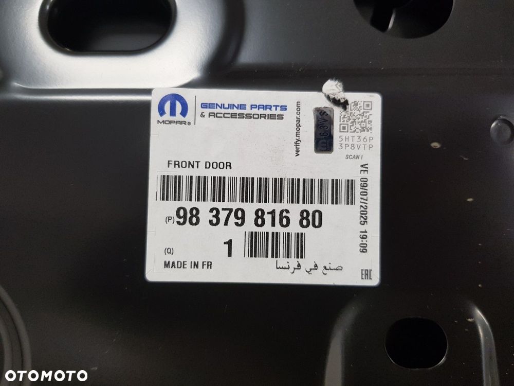 FABRYCZNIE NOWE ORYGINALNE DRZWI PRAWE PRZEDNIE PRAWA PRZÓD PEUGEOT 308 III 3 T10 21-25 9837981680 - 8