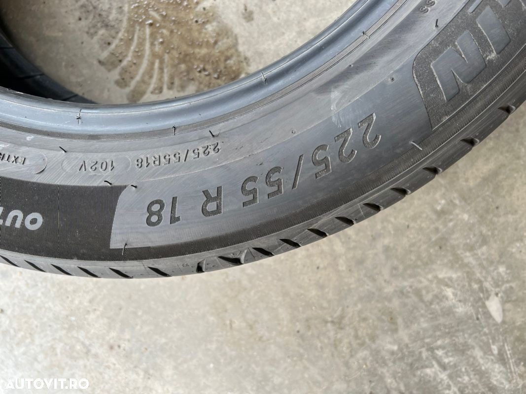 vând 4 anvelope 225/55/18 Michelin de vară ca noi - 7