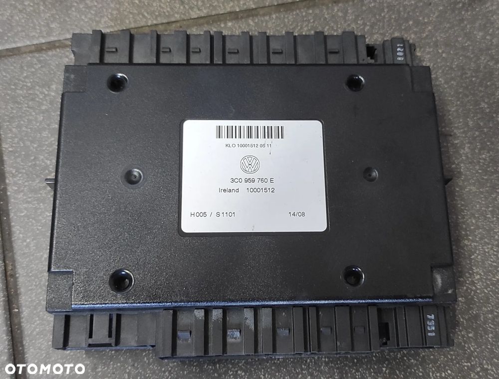 MODUŁ STEROWNIK FOTELA 3C0959760E VW PASSAT - 1