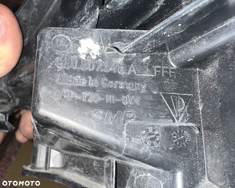 Ślizg zderzaka prawy przód Porsche Taycan 9j1807348a - 2