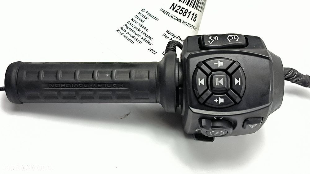 Harley-Davidson Pan America 1250 2022r. 69202092 Przełącznik tempomat motocykl - 2