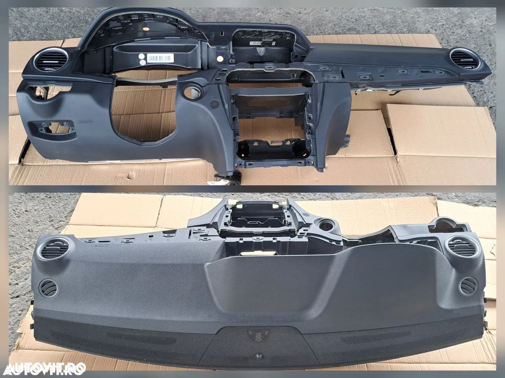 Plansa bord cu airbag sofer senzor temperatura habitaclu si grile ventilatie laterale Airbag volan Originale Mercedes C-class W204 Facelift 2011-2015 - 1