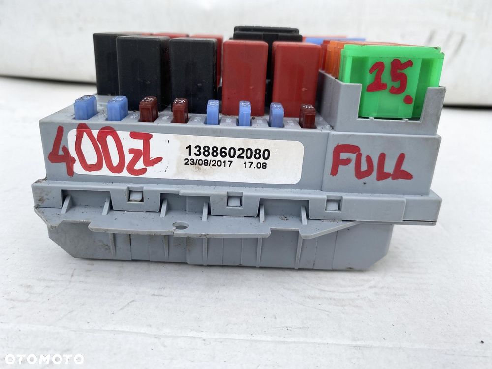 DUCATO BOXER JUMPER 14- MODUŁ SKRZYNKA WKŁAD BEZPIECZNIKÓW PEŁNY 1388602080 - 2