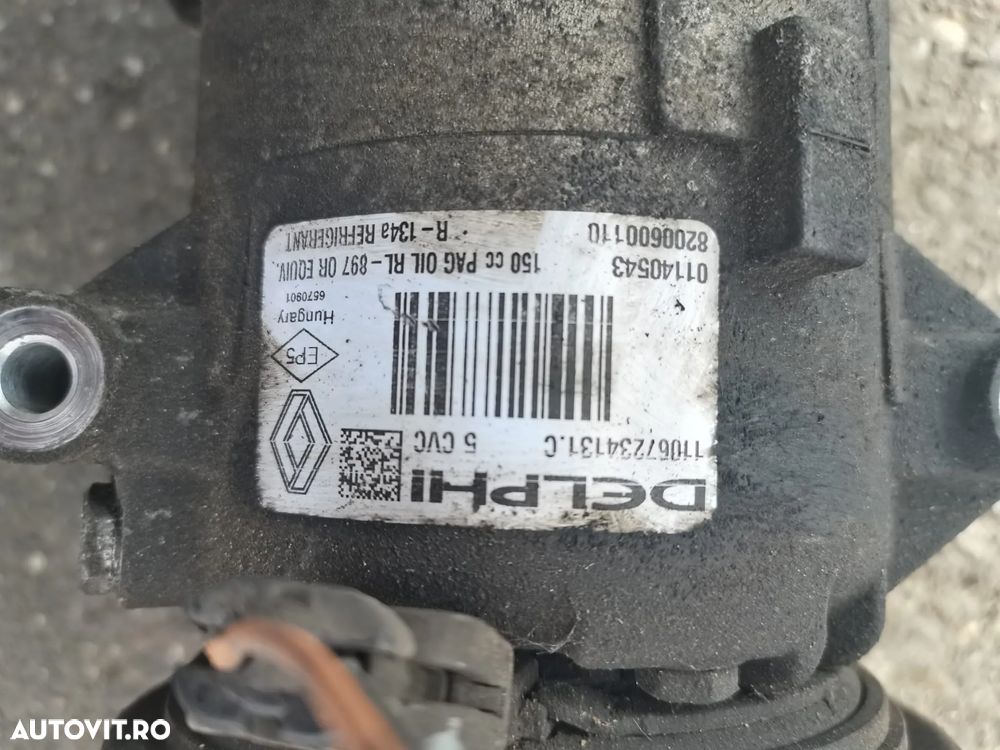 Compresor AC Nissan Qashqai 1.5 dci  cod compresor clima 8200600110 Delphi Nissan Renault 1.5 dci - 2