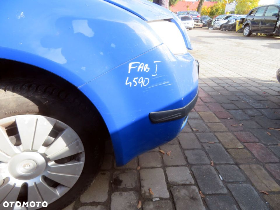 MASKA ZDERZAK BŁOTNIKI LAMPY FABIA I 6Y LIFT 4590  SKODA 2004-2008 NIEBIESKI PRZÓD KOMPLETNY - 7
