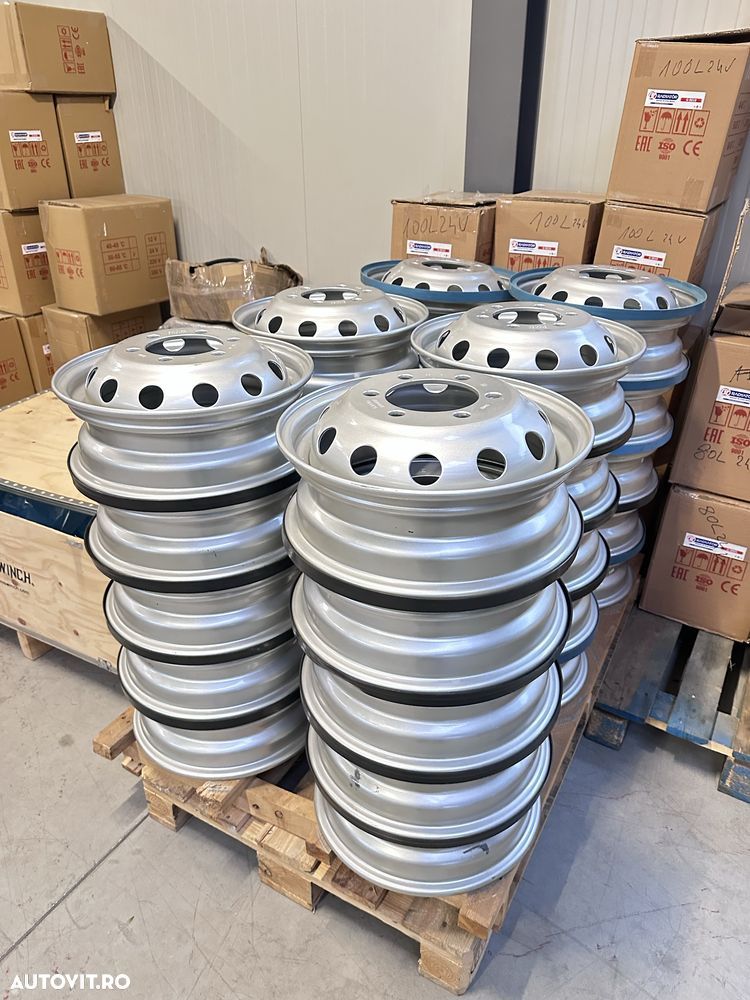 Janta iveco r 16 punte dubla,janta greutate - 3