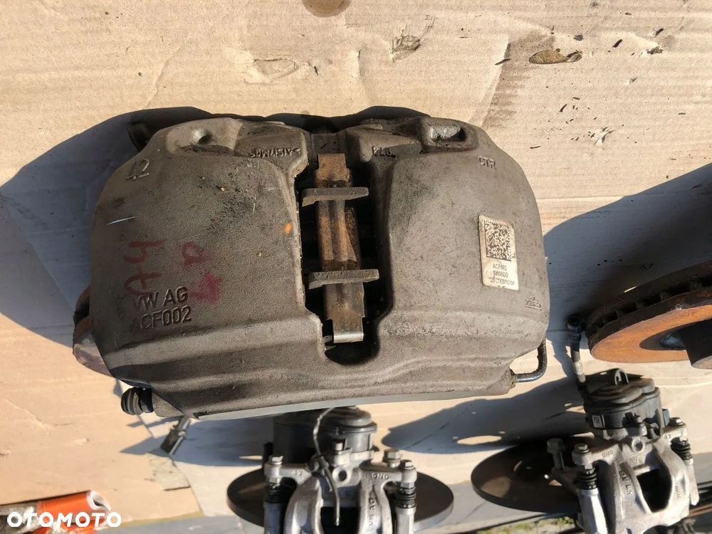 TARCZE HAMULCOWE HAMULCE KOMPLET KLOCKI ZACISKI AUDI A4 S4 B9 - 3