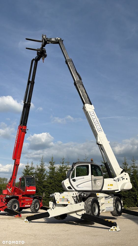 Manitou Ładowarka teleskopowa Manitou Mrt 2150 + Privilage Roto obrotowa 360 Pilot sterowanie radiowe Kosz Widły 2016/17 1840 2550 2540 silnik Mercedes 2150+ Merlo - 4